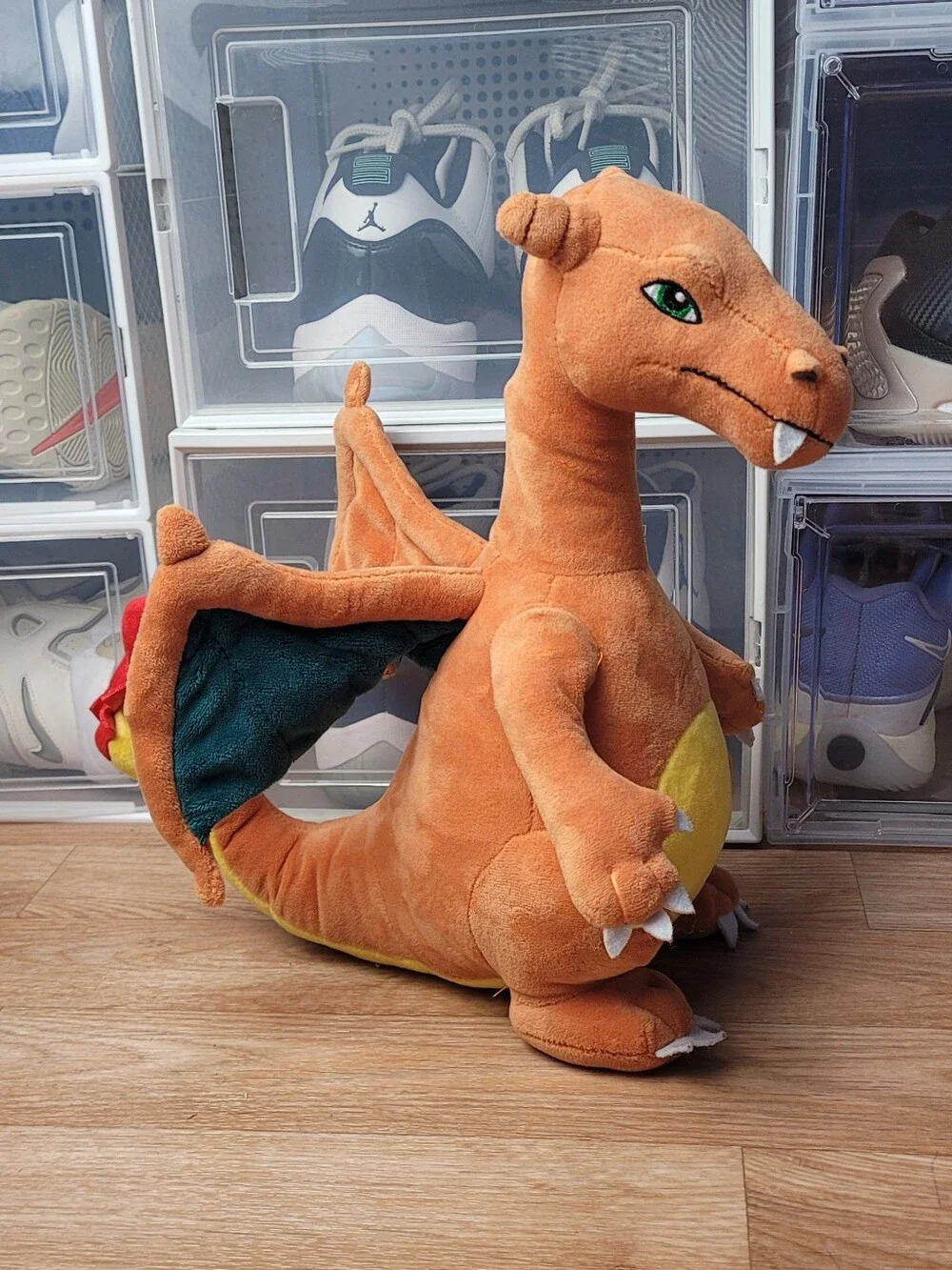 Pokémon CHARIZARD PLUSH 12” Stuffed Dragon Toy Bendable Wings Neck Tail